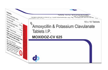 DocDoz Pharma Affordable Products Moxidoz CV 625 Tablets